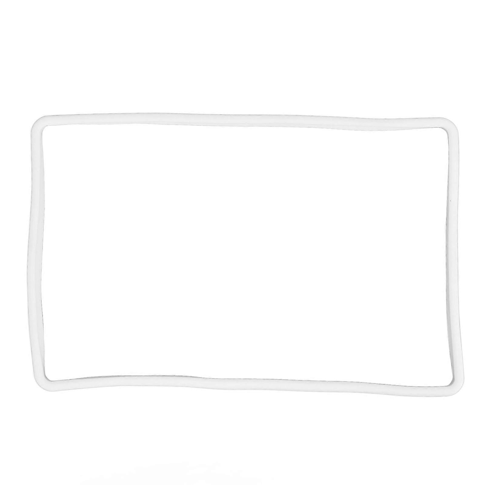 Navigation Screen Protector Frame Silicon Central Control Screen Protective Trim Cover Replacement for Tesla 3 Y White