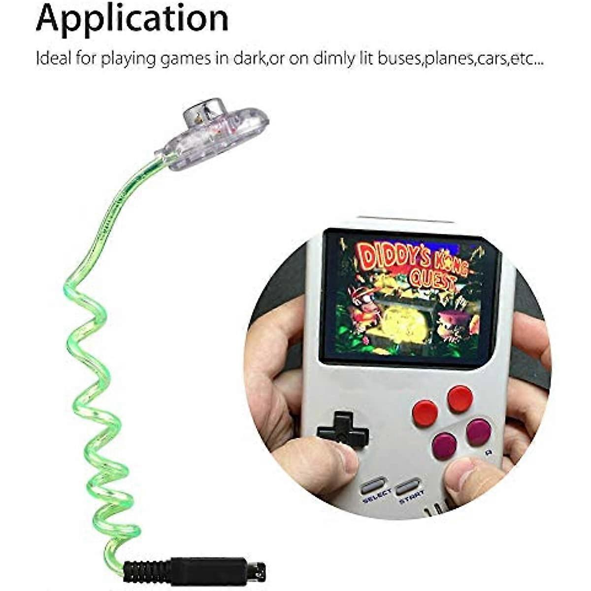 Gameboy Plug In Light GBA External LED Light Game Boy Advance Light Gameboy Advance ...