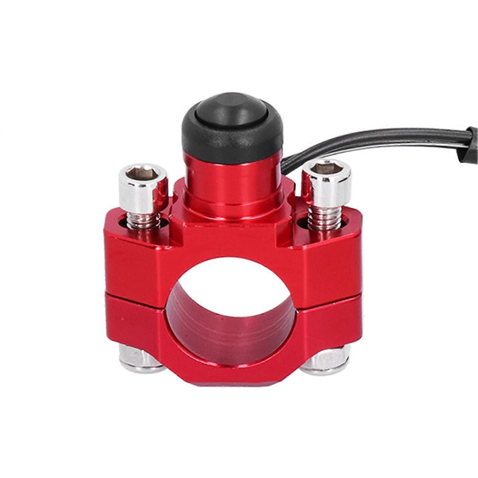 Engine Stop Start Kill Switch with Mounting Backplate Universal for Motorcycle ATV 7/8in Handlebars