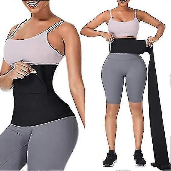 Snatch Me Up Wrap Bandage, ajustez votre tondeuse Snatch Waist Tummy Sweat Wraps Belt pour femmes, 4 mètres de long
