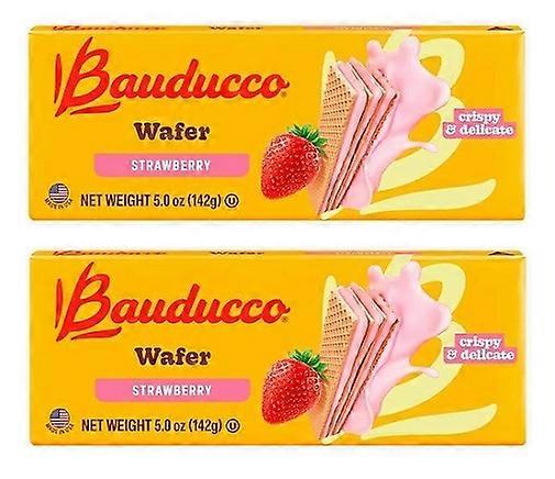 Bauducco Wafer Cookies Strawberry 2 Pack