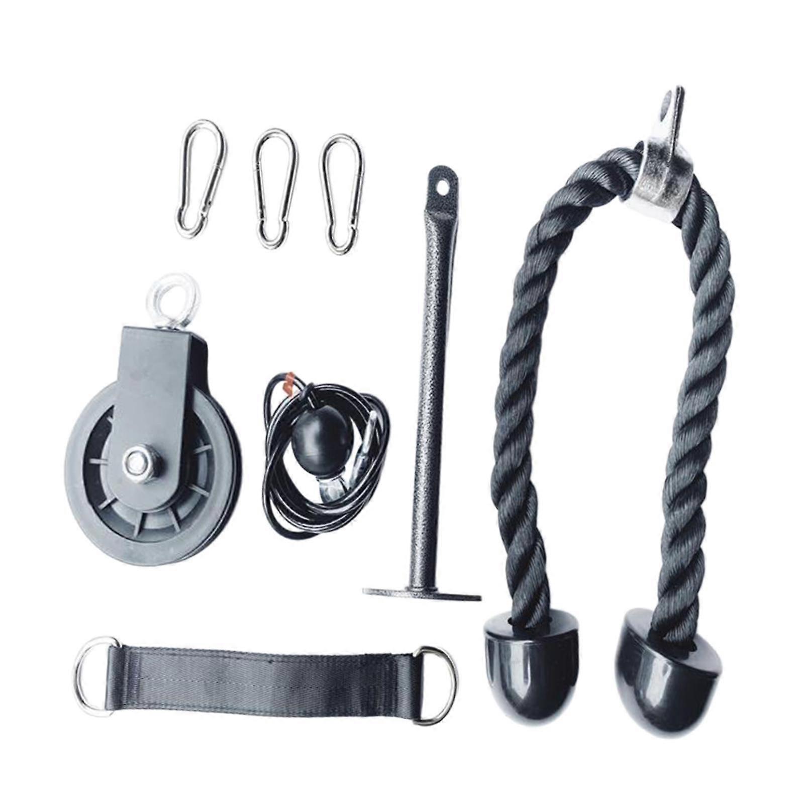 8 Pieces Strength Training Kit Pull Down for Tricep Forearm Strength Workout