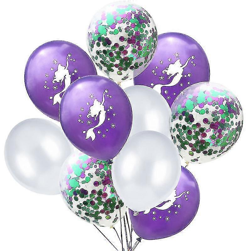 10pcs Mermaid Balloons