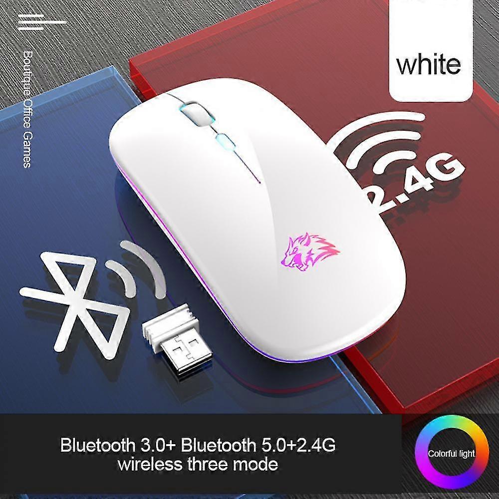 Wireless Mouse For Laptop Pc Bluetooth Rechargeable Mouses Wireless Computer Silent