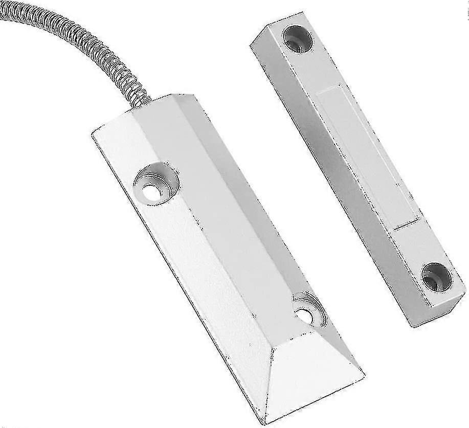 Wired Metal Door Window Magnetic Contact Sensor Detector Switch Alarm Home Garage Security Kit