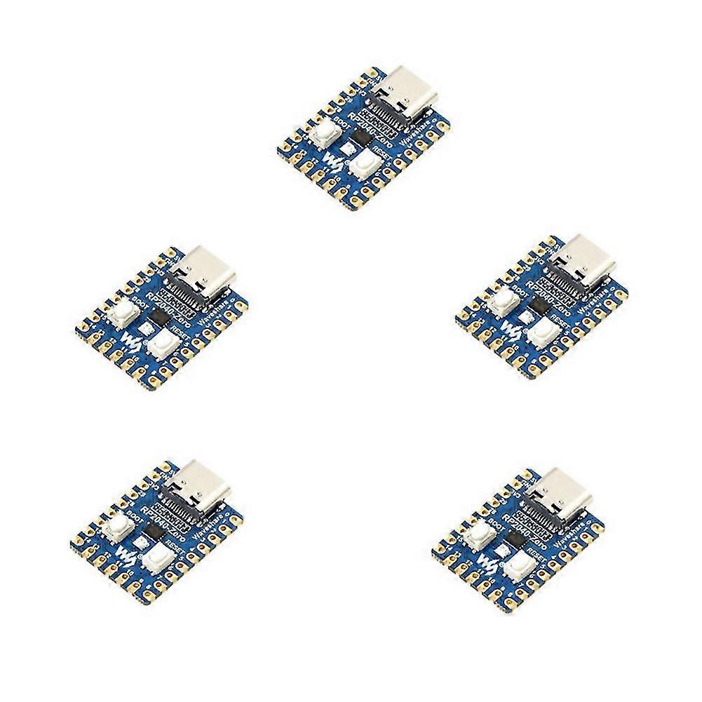5 Pcs Rp2040-zero Rp2040 For Microcontroller Pico Development Board Module Dual-core M0+ Processor