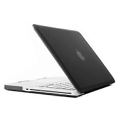 Frosted Hard Plastic Protection Case for Macbook Pro 13.3 inch(Black)