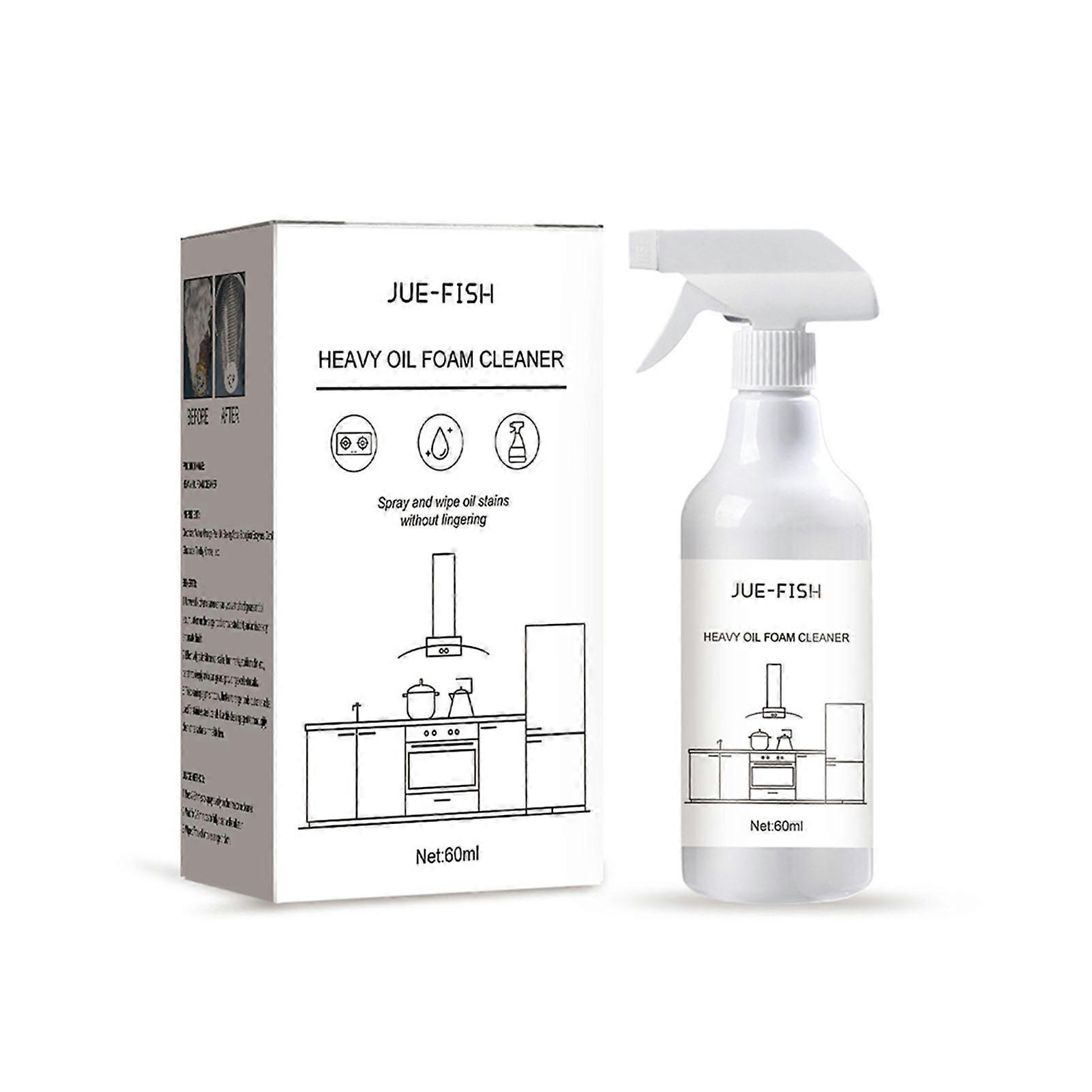 60ml Household Oils Removal Detergents Practical Deep-cleaning Kitchen Stains Remover for Stove Cleaning(1 Set)