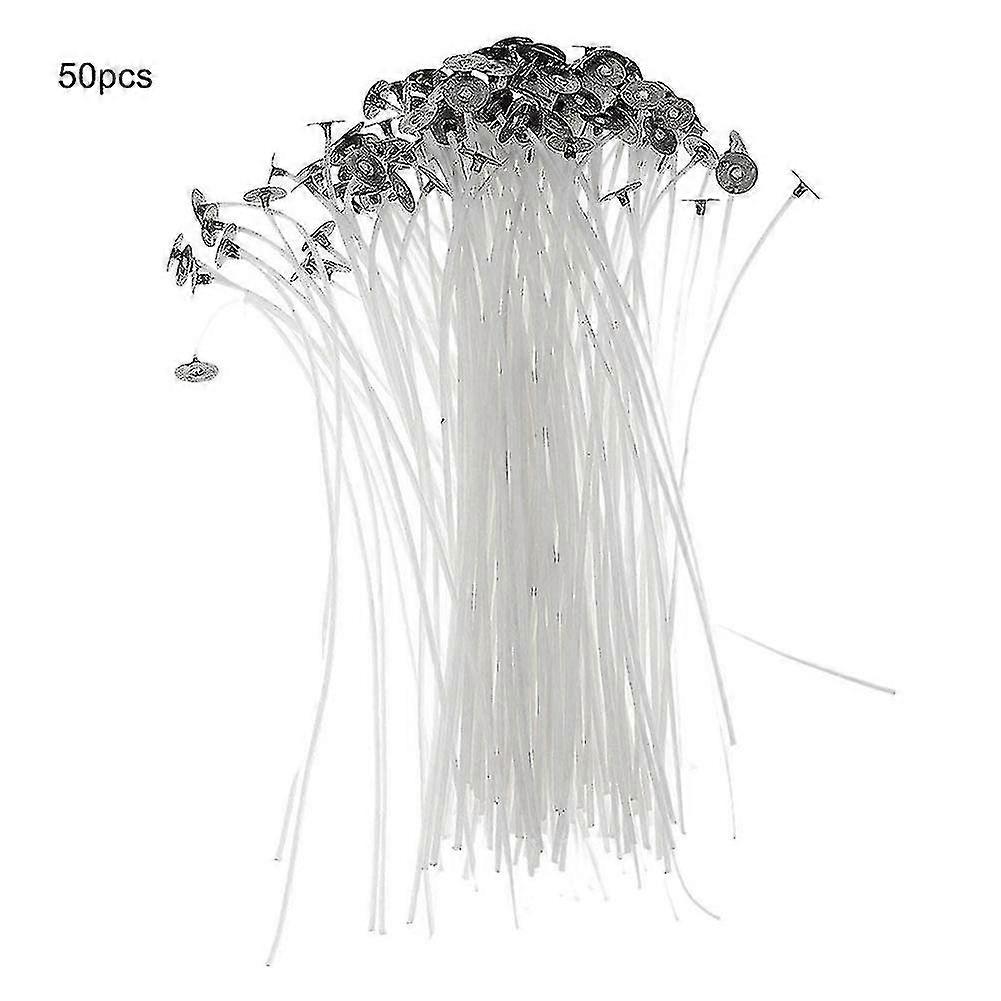 Bluelans 50pcs/set 12cm Pre Waxed Candle Making Accessory