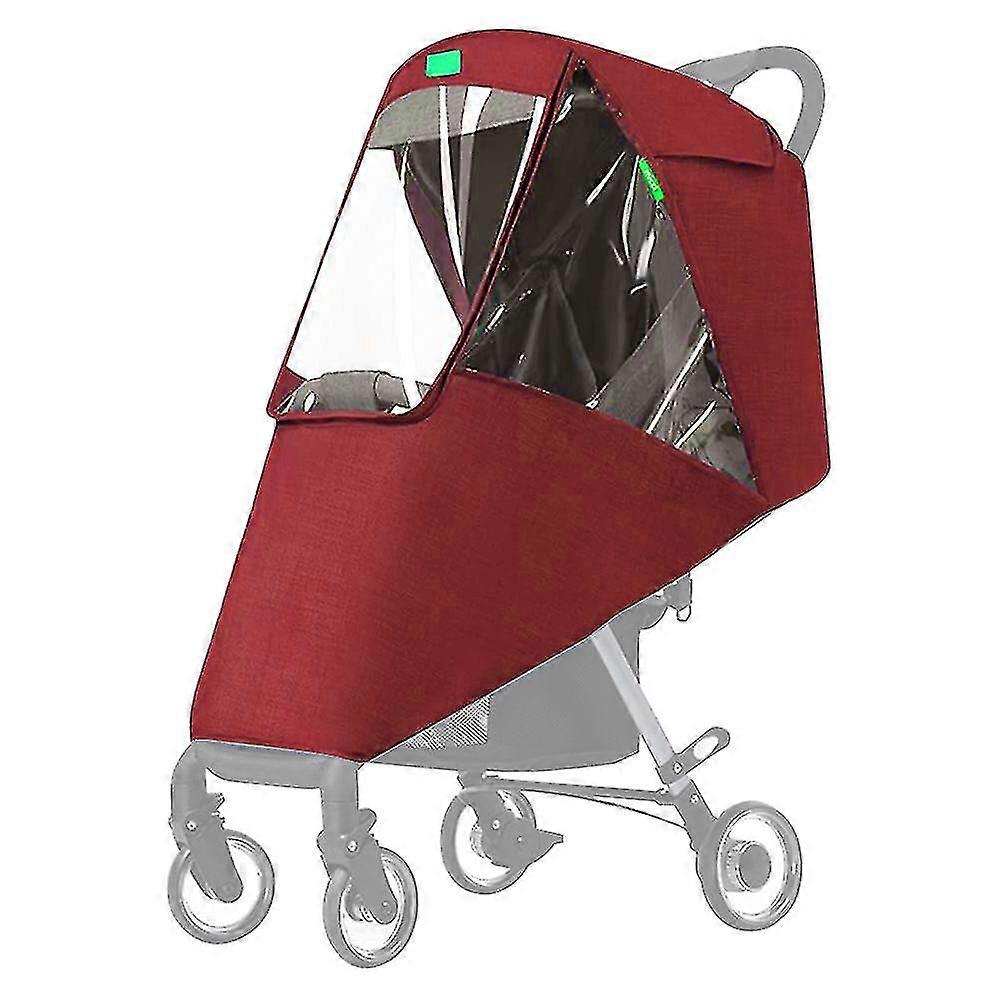 Stroller Rain Cover & Mosquito Net,weather Shield Accessories - Protect From Rain Wind Snow Dust Insects Water Proof Ventilate Clear-breathable Bug Sh