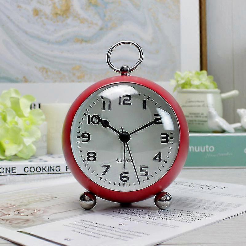 Retro Bell Alarm Clock (red)