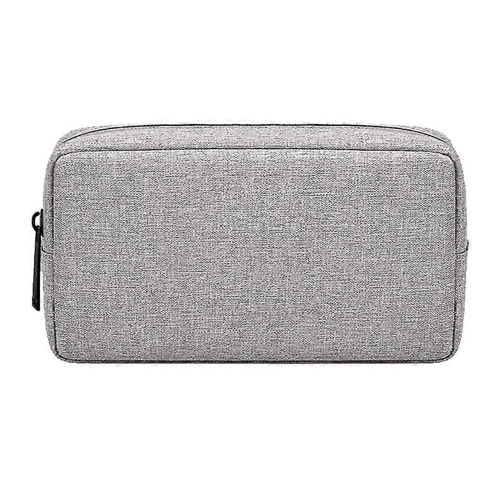 Convenient Electronic Accessories Storage Box, Double Layer Cable Bag And Storage Solution,grey