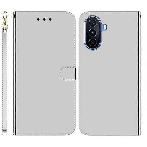 For Huawei nova Y70 Plus Imitated Mirror Surface Flip Leather Phone Case