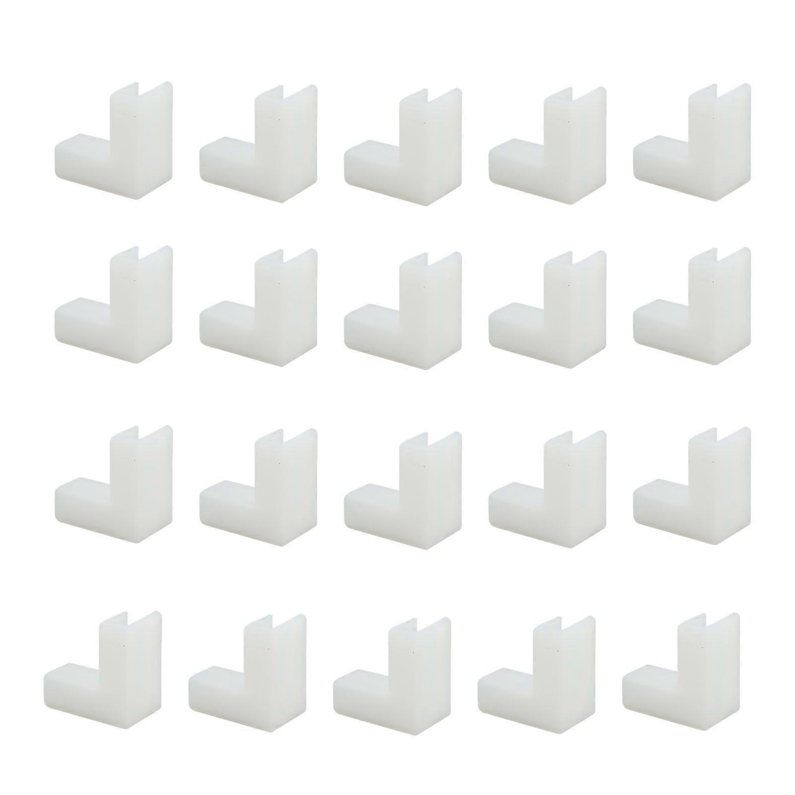 20 Pcs Corner Guards L Shape Safe Baby Proofing Furniture Corner Guard Table Corner Protectors Translucent