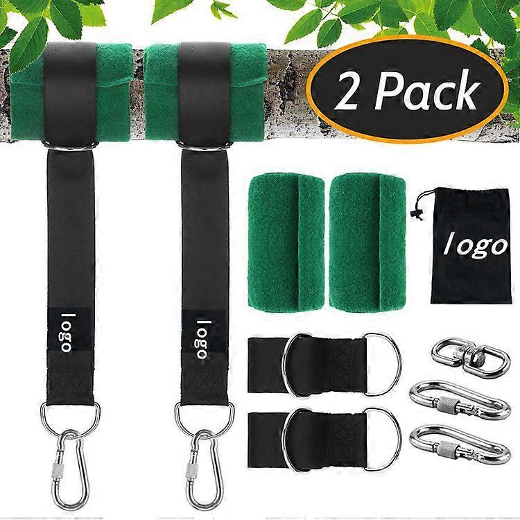 Tree Swing Straps Hanging Kit Holds 500kg, Adjustable Hammock Tree Hanging Straps with Tree Protectors and Lock Carabiners