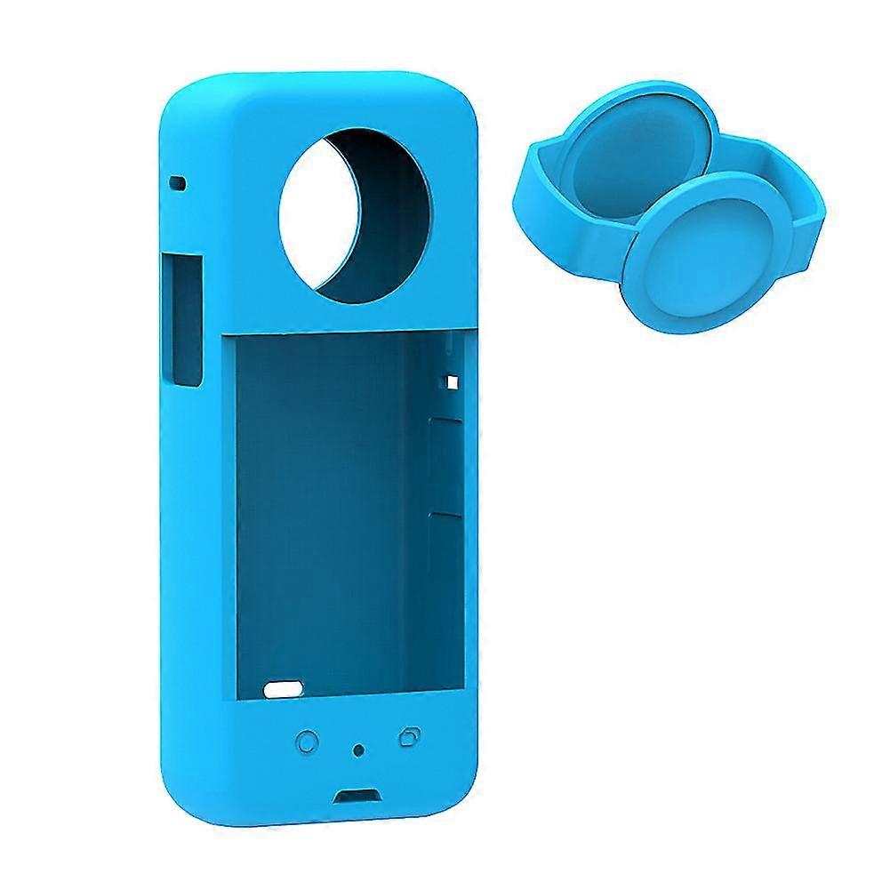 Silicone Case For Insta 360 X3 Panoramic Action Camera Dustproof Silicone Protective Case Anti-drop