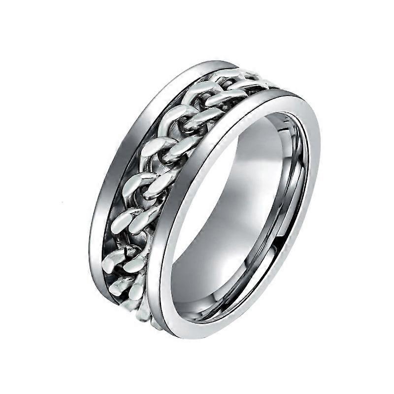Anti-stress ring with bottle opening function silver 20 mm