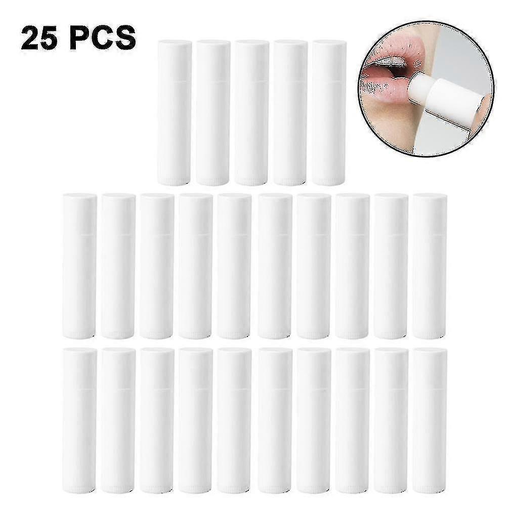 25 Pcs Empty Lipstick Tubes Diy Lip Balm Container Lipstick Tube 5g