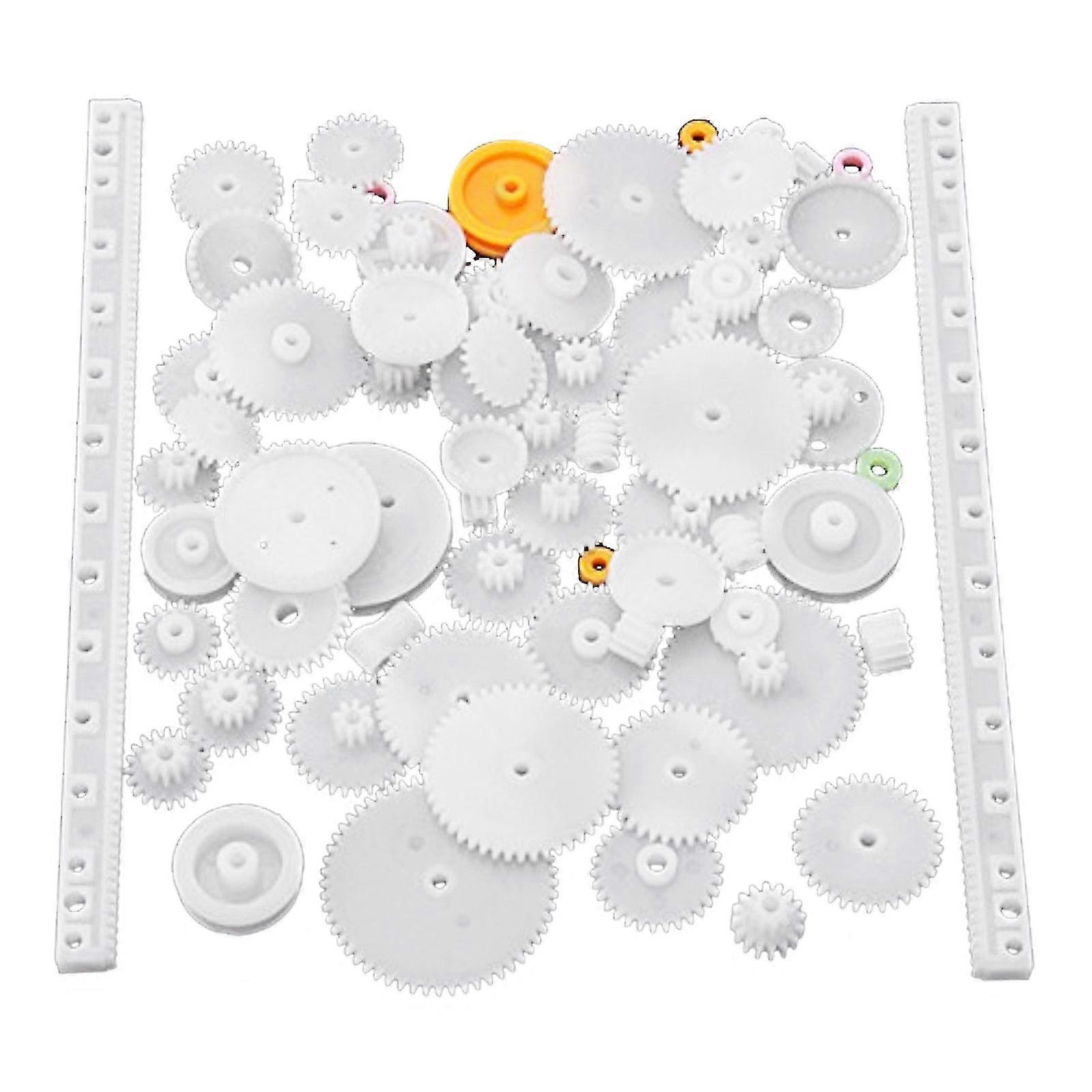 75pcs Type Pc Crown Gear Single Double Reduction Worm Small Parts Diy Gear For Robot Smart Car
