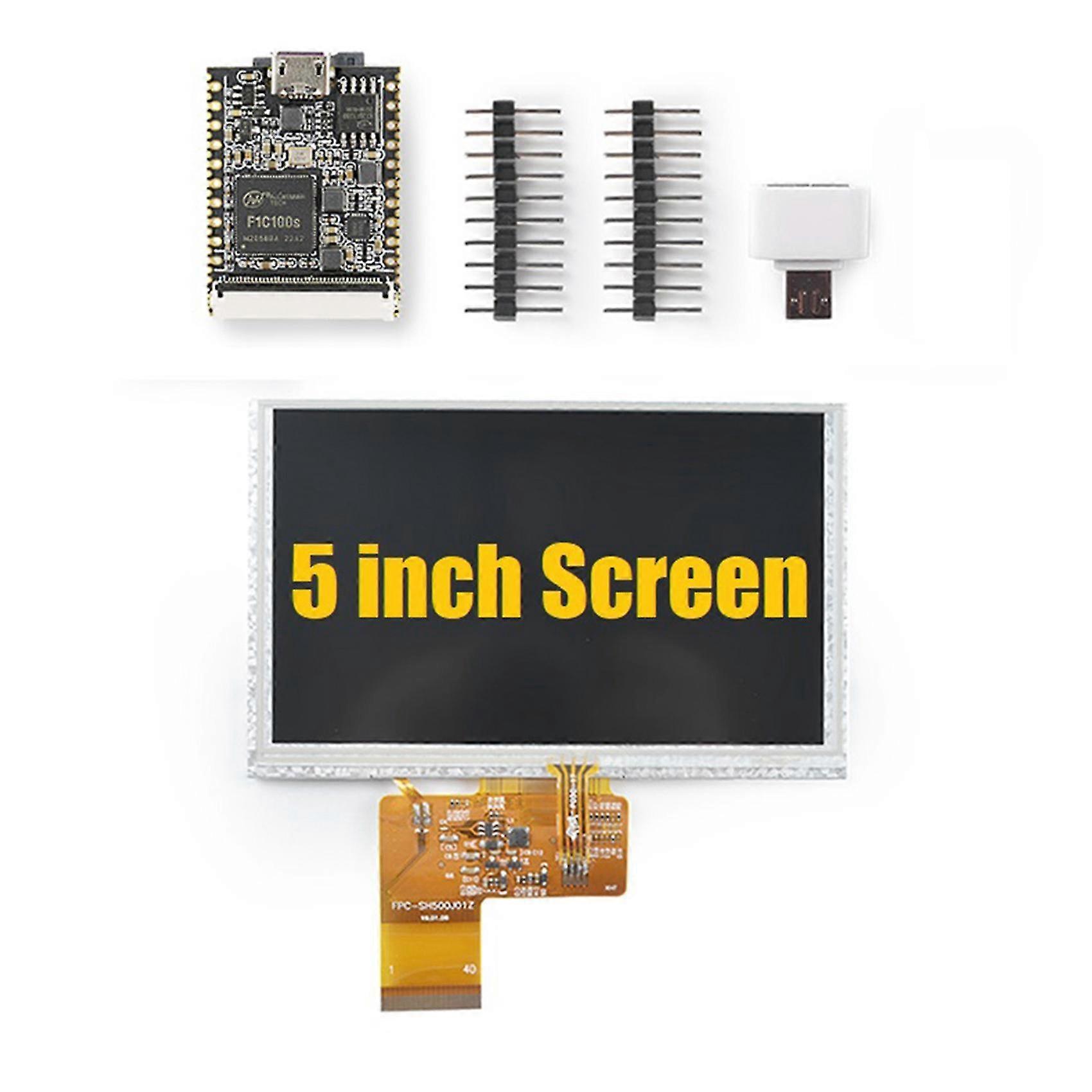 For Nano Motherboard+5 Inch Screen F1c100s Development Board For Linux Programming Learning
