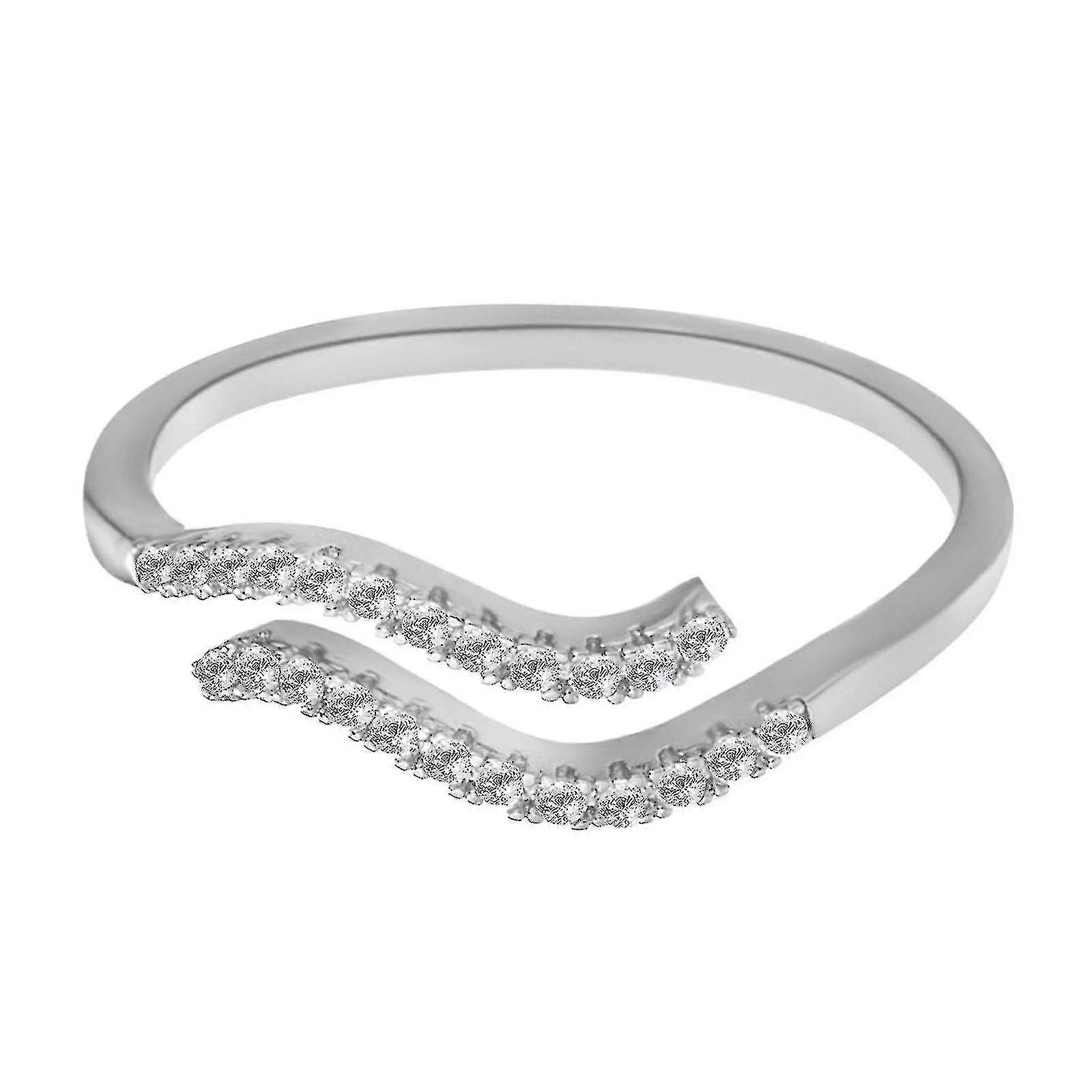 Twelve Constellations Ring Electroplated Rose Gold Diamond Lady Open Ring