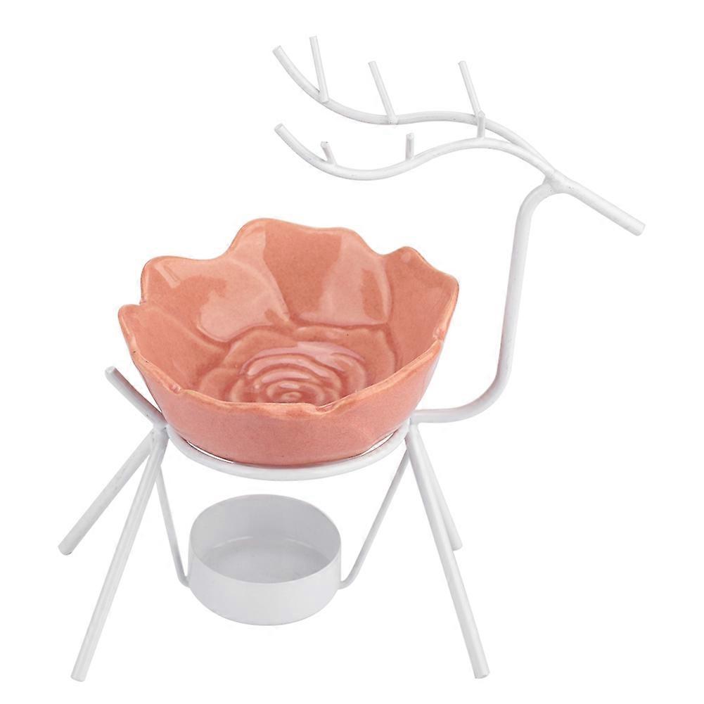 Deer Shape Aroma Furna Burner Furnace Candle Aromatherapy Essential Oil Lamp 2#