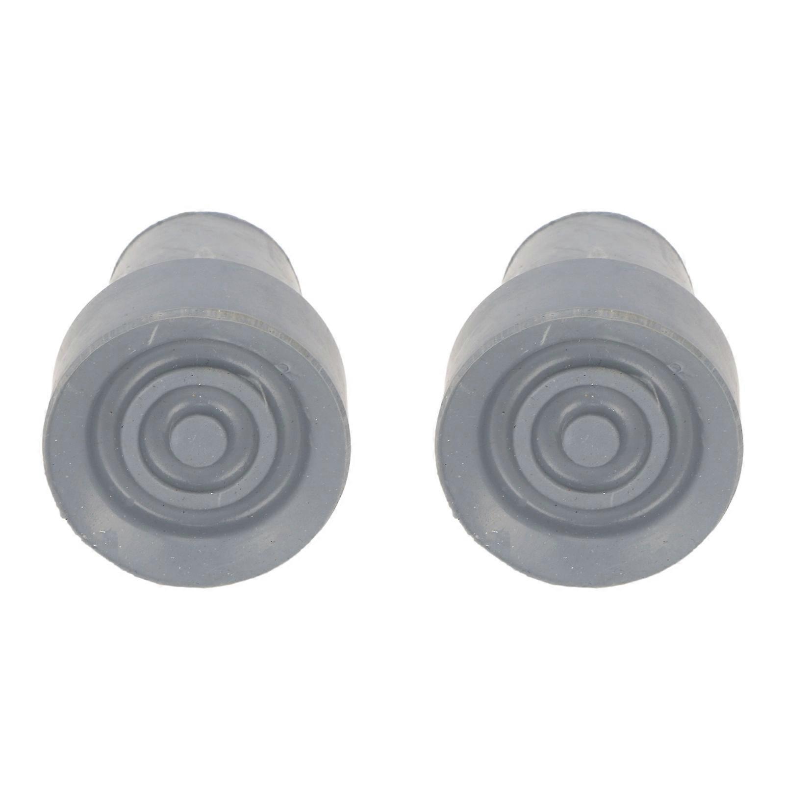 2 Pcs Crutch Tips Replacement Inner Diameter 19mm Crutch Walking Stick Accessories for Heavy Cane Rubber Pad
