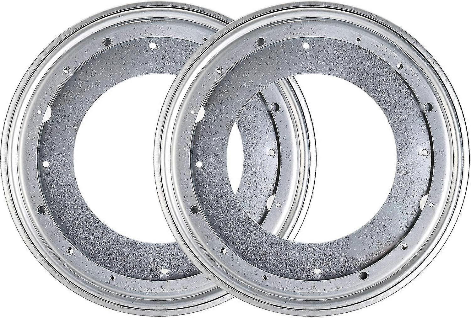 2 Pack 12-inch Lazy Susan 5/16 Thick Turntable