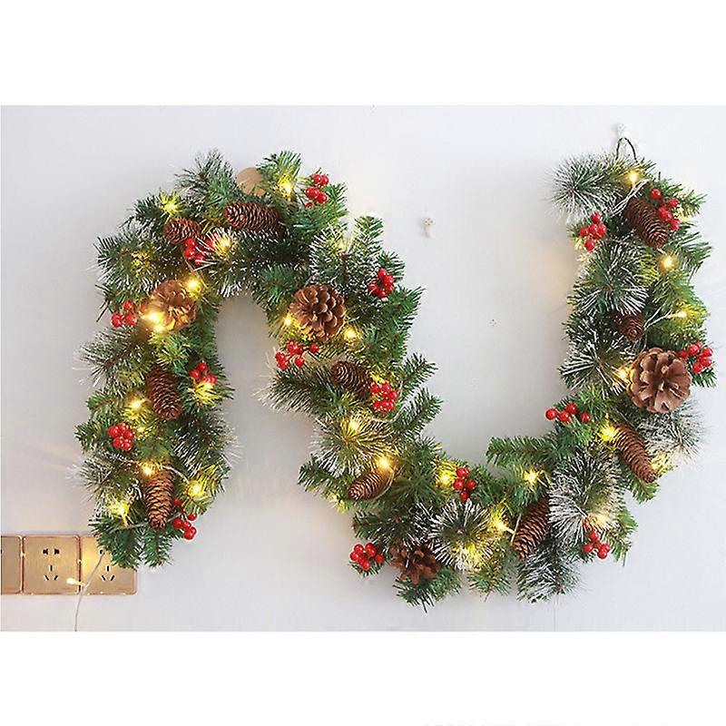 EVAGO Christmas Rattan Christmas Artificial Flower Vine Plants Christmas Decorations, Christmas Garland(Lights Not Include)