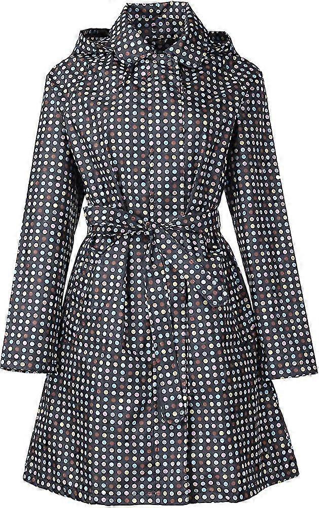 Mulheres embaladas capa de chuva impermeável ao ar livre com zíper