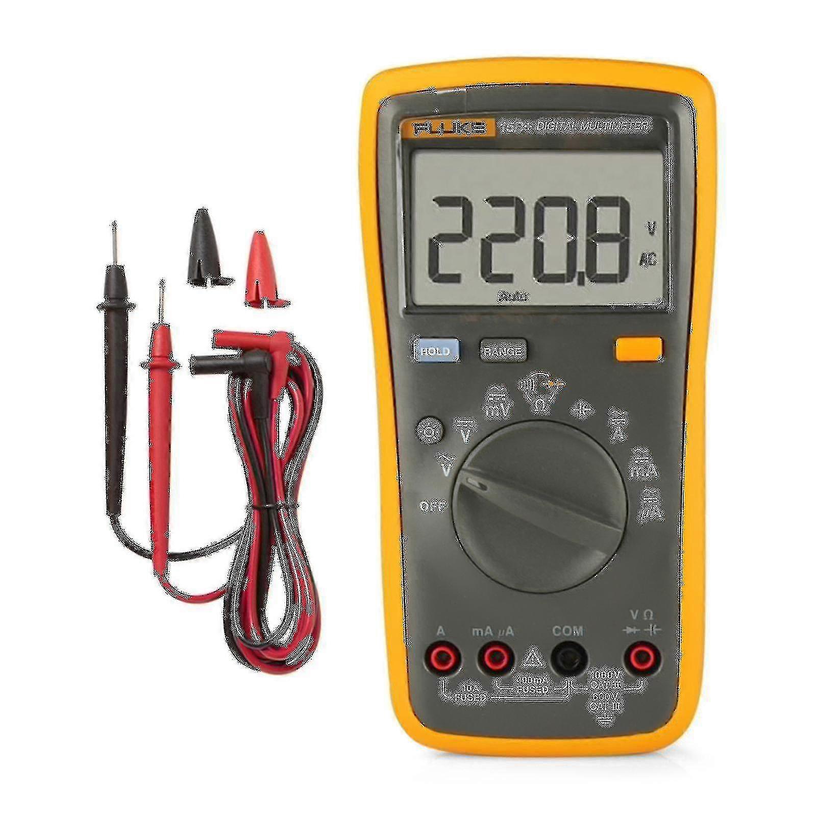 Fluke F15b + 4000 التهم متعدد المحمولة الرقمية متعددة المحمولة الفولتميتر مقياس الجهد مقياس قياس عالمي AC / DC الجهد مقاومة