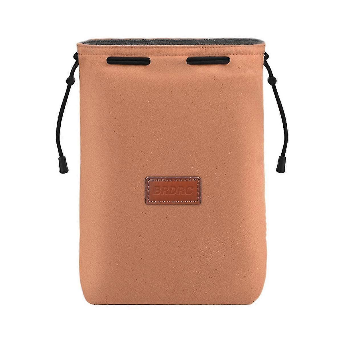 Storage Bag for 2/3/AIR 3 Portable Handbag Remote Control Soft Cloth Carrying Case Accessory Brown