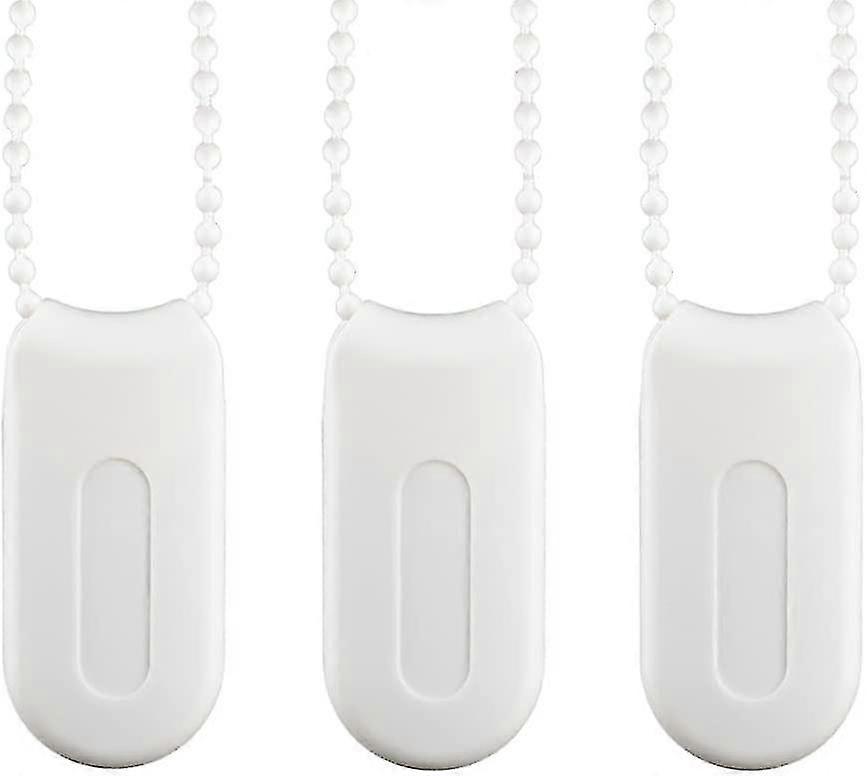 Plastic Pull String Pendants Curtain Cord Weights Window Shutter Safety Handle For Vertical Blind And Drapes(white)3pcs