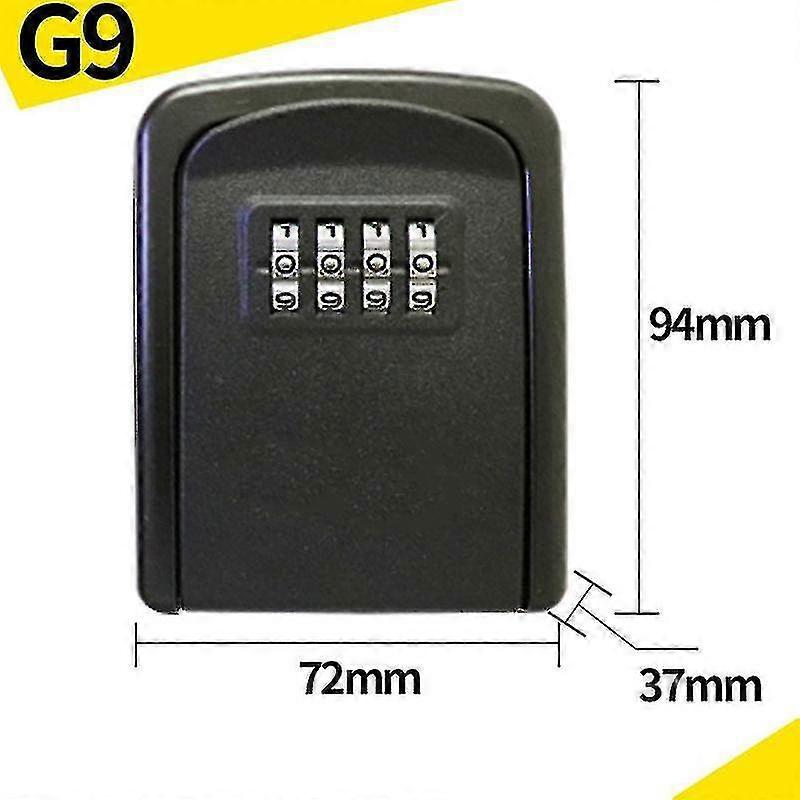 Pas Key Box Monté Outdoor Key Safe Stora Box