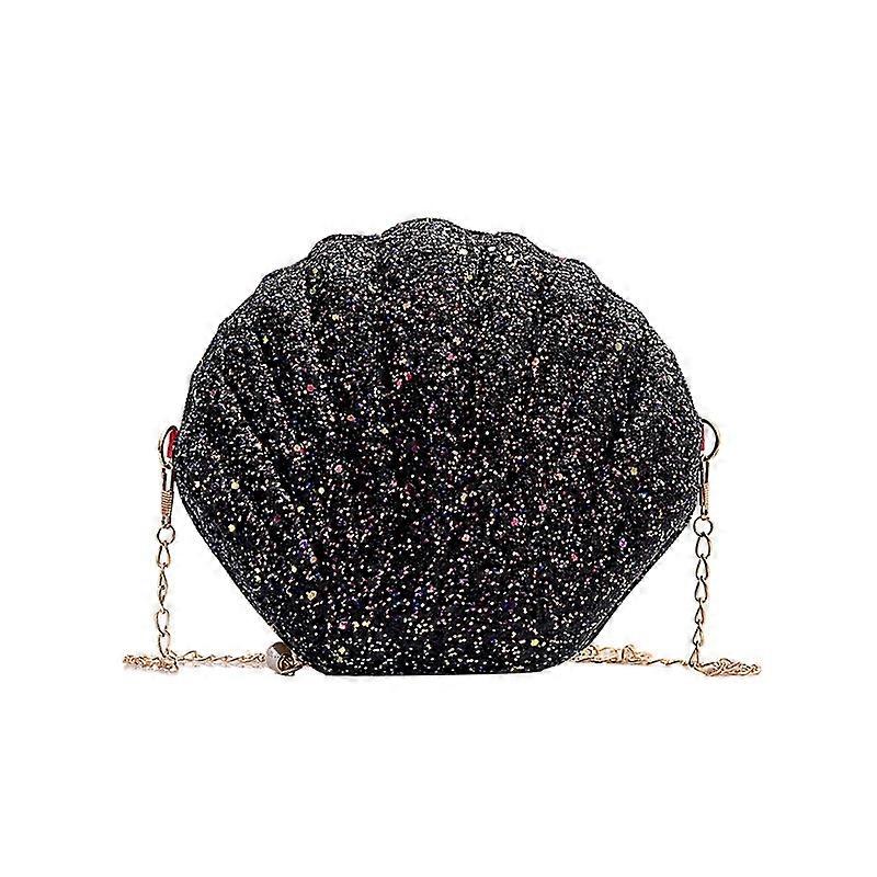 Shell Shape Fashion Sequined Single Shoulder Crossbody Bag