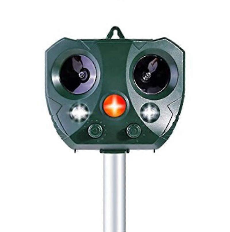 Ultrasonic Solar Cat Repeller, Waterproof, 5 Adjustable Modes