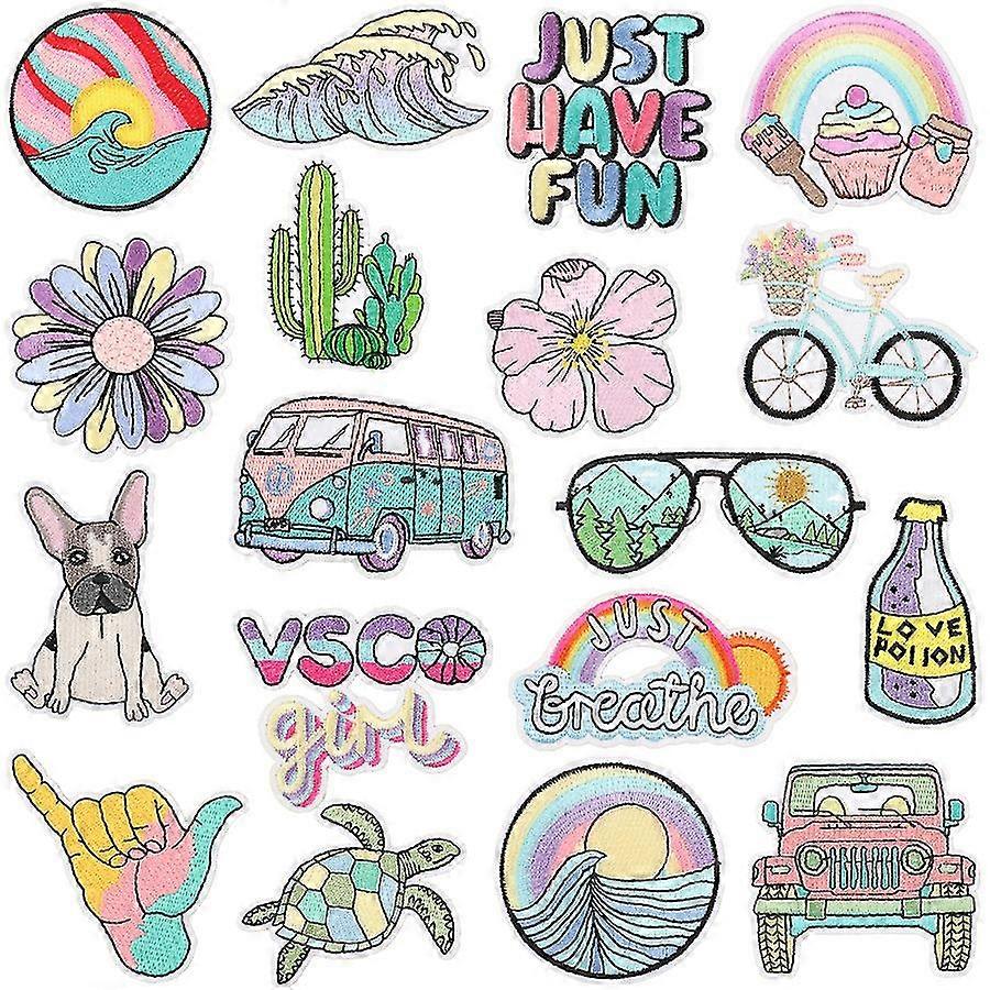Iron-on Patch Sets, For Children And Adultsstyle 2