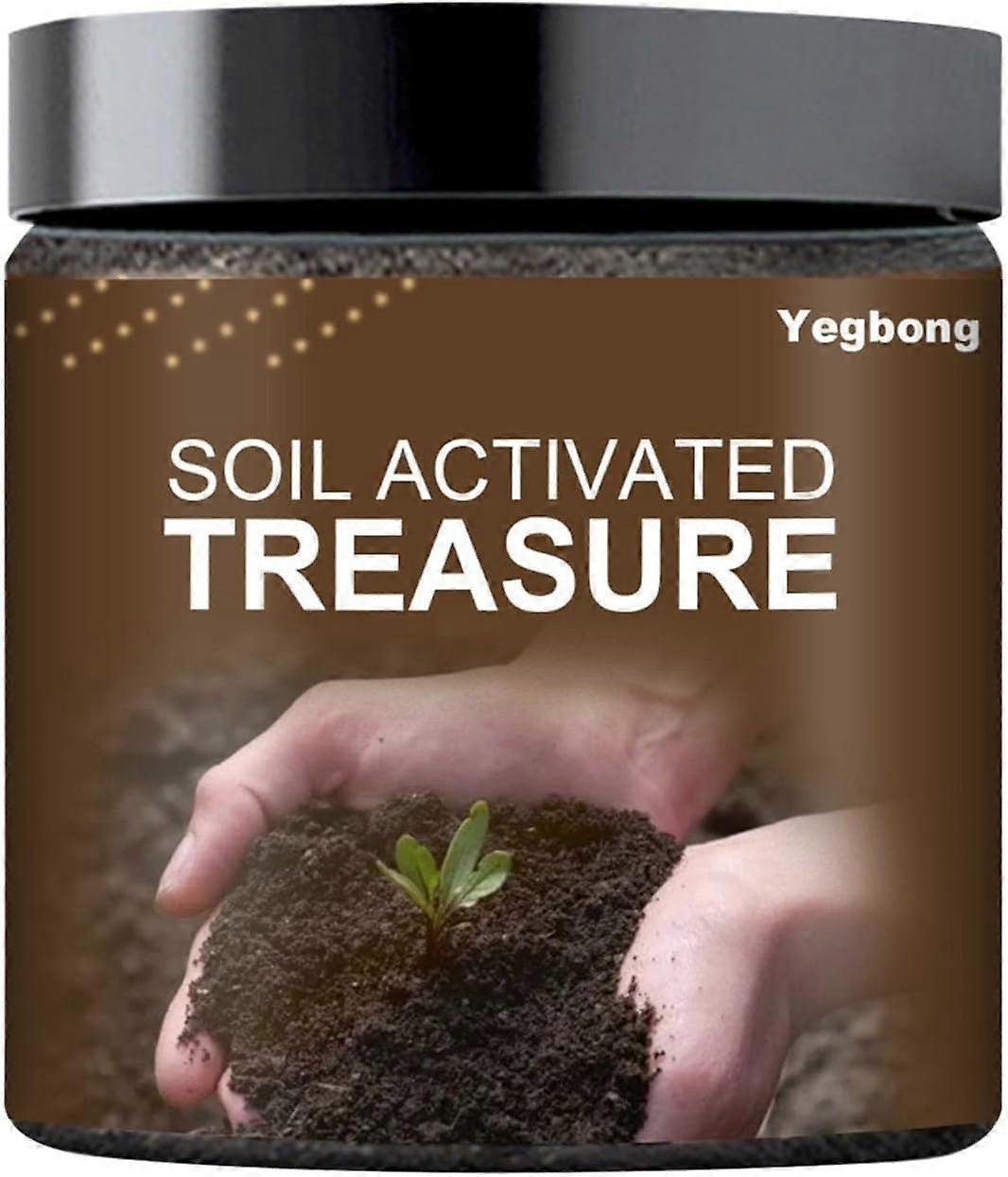 كنز التربة المنشط - ستندهش من 100 جرام من منشطات التربة العضوية الممتازة ، منشط الكنز لتنشيط سماد زهرة التربة 
