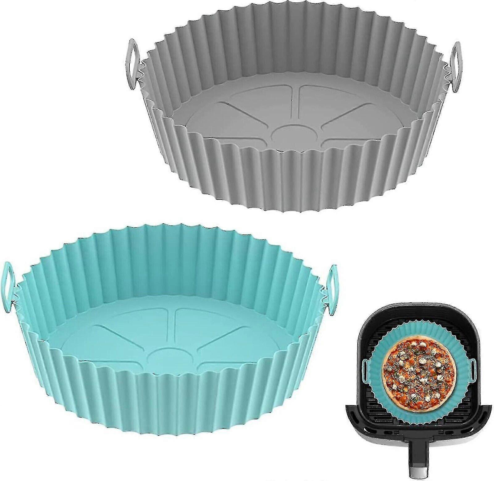 2x סיר טיגון אוויר סיליקון עבור ידית נינג'ה אניה סלסלת אפייה אביזרים אביזרים