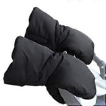 1 Pair Stroller Gloves Universal Pram Hand Muffs, Anti-freeze Stroller Mittens Cart Gloves Gear Shopping Cart Hand Warmers Waterproof Winter Gloves Wi