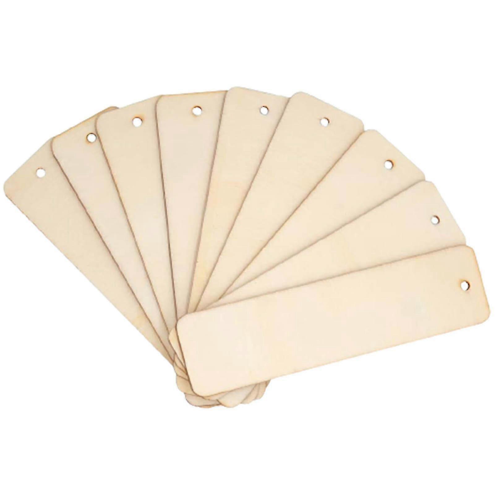 Wood Blank Diy Bookmarks Signets portables légers pour la fabrication de cartes Accessoires suspendus