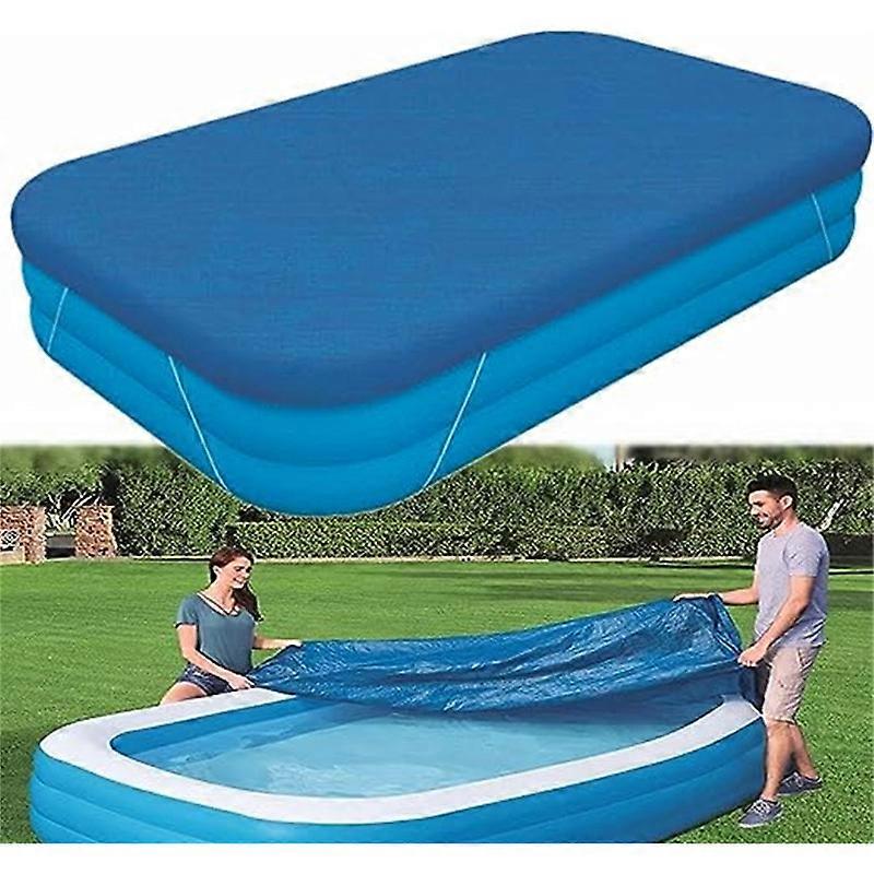 Rectangle Pool Cover for Inflatable Pool Dustproof Rainproof Swimming Pool Cover
