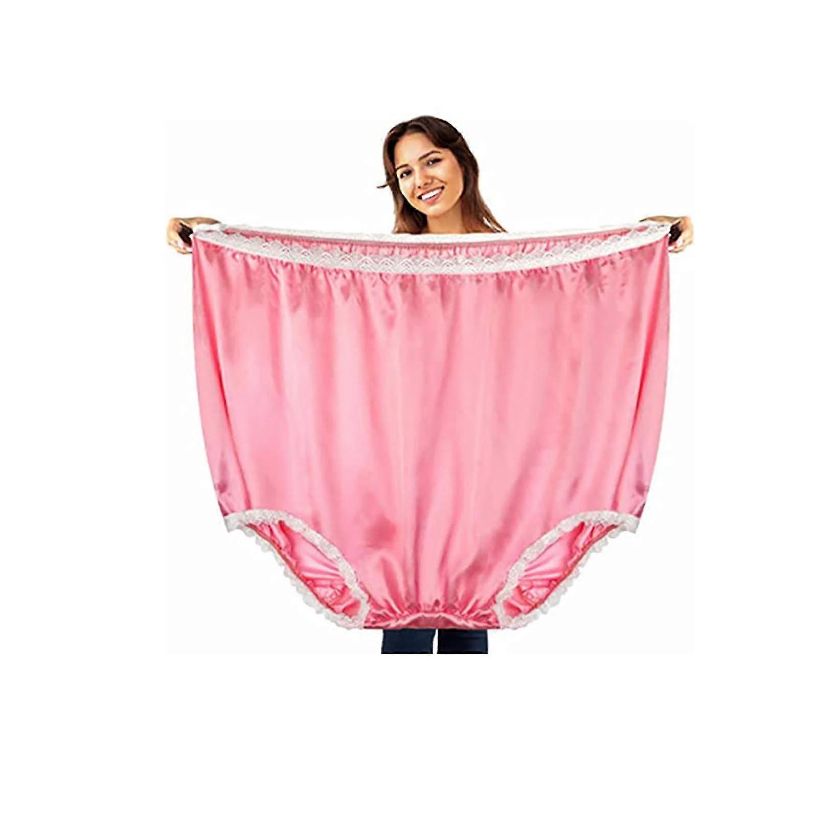 Vicces nagy fehérnemű Mama Undies Plus size nagyi bugyi fehér elefánt vicc ajándék nőknek férfiak, 100% új