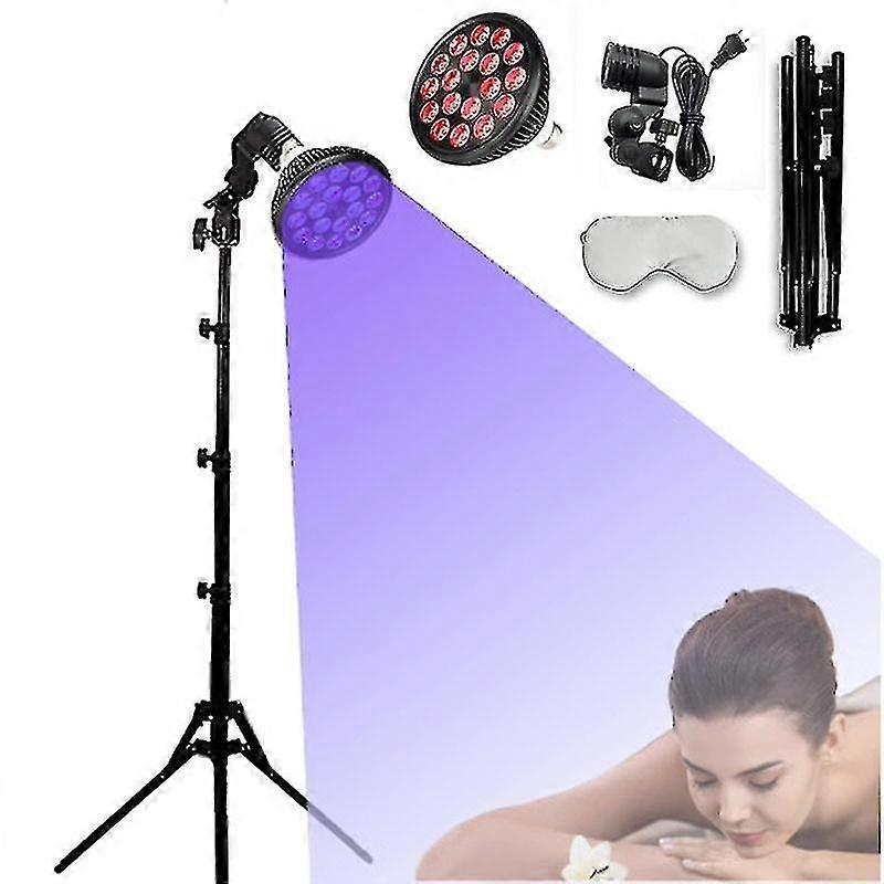 Rood licht therapie lamp met standaard voor lichaam en gezicht infrarood lichttherapie lamp