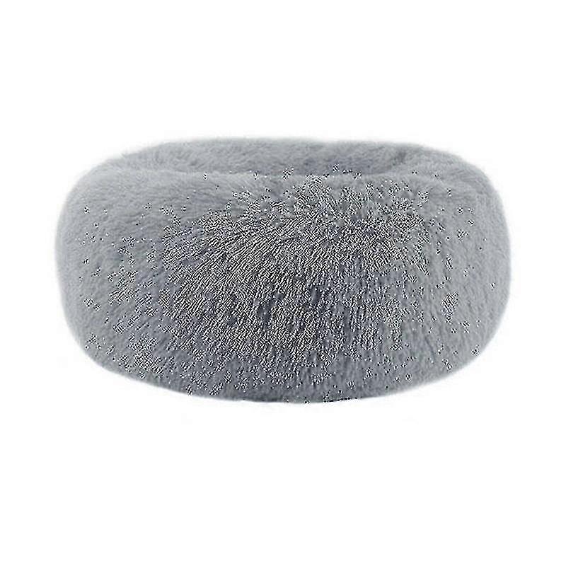 Washable Calming Comfy Donut Style Plush Pet Cat Or Dog Bed