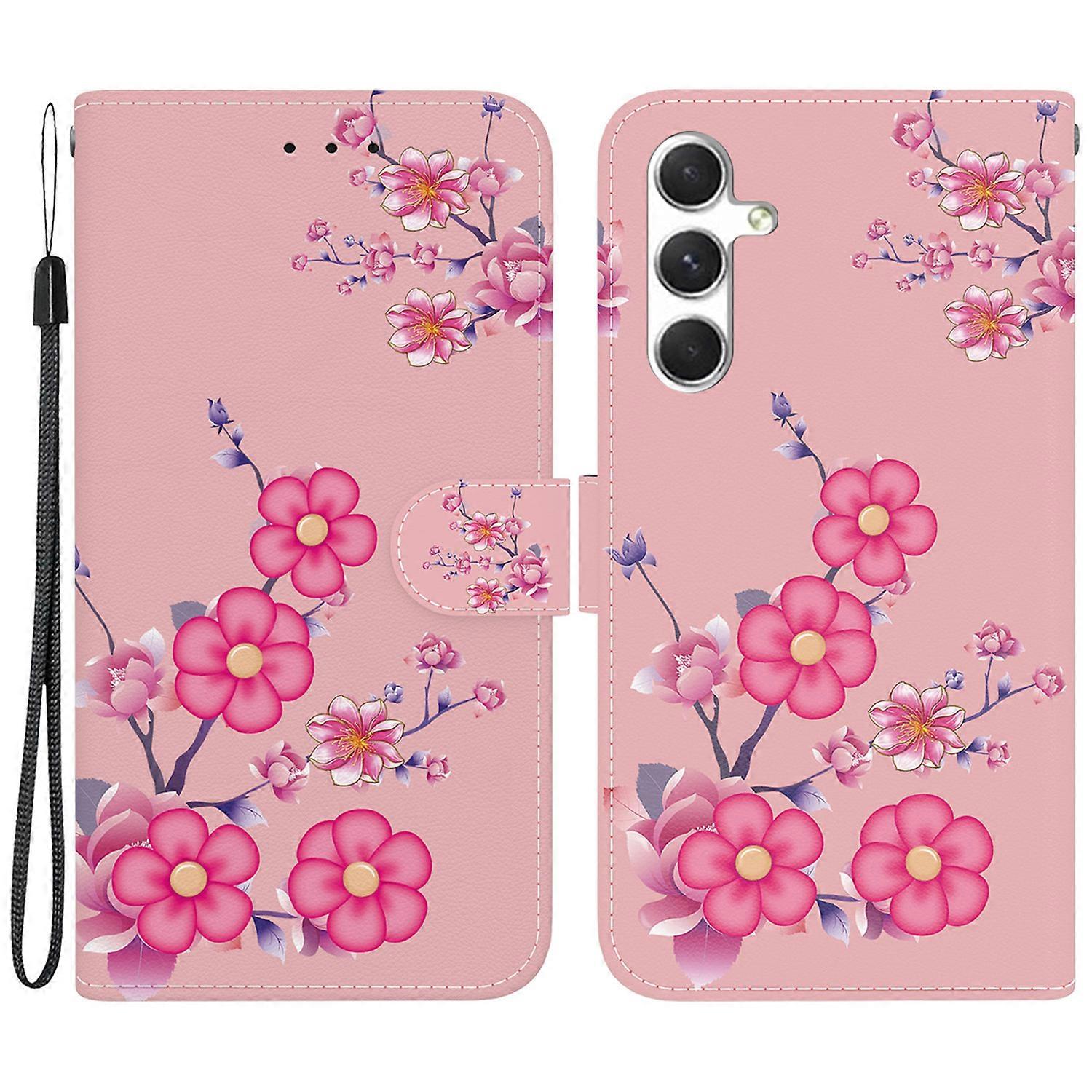 For Samsung Galaxy S25 Plus Wallet Phone Case Anti-Drop Leather Flip Cover Pattern Printing