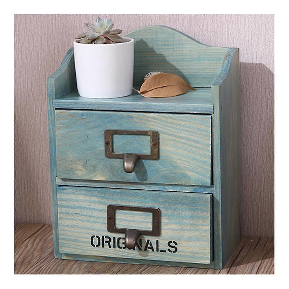 Table Double-layer Mini Storage Cabinet Drawer Type