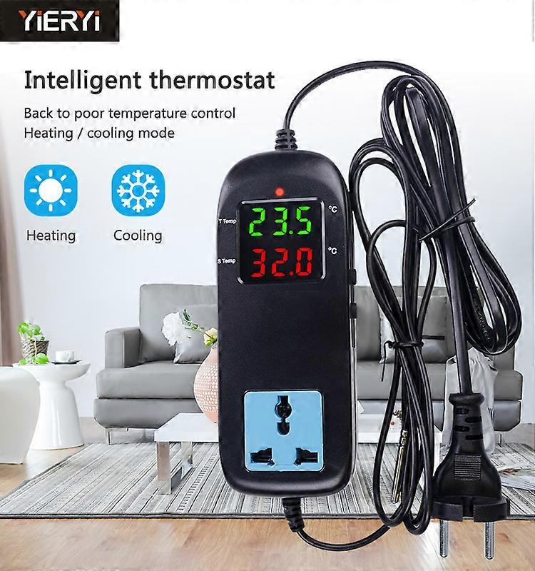 Yieryi MH-2000 AC90V~ 250V Quality Electronic Thermostat LED Digital Breeding Temperature Controller With Socket