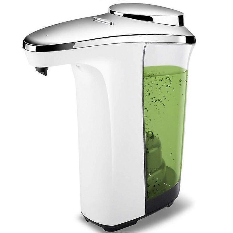 Automatic Soap Dispenser Compact Sensor Pump Adjustable Soap Dispensing Volume Control Battery Operated 17Oz/500Ml For Kitchen