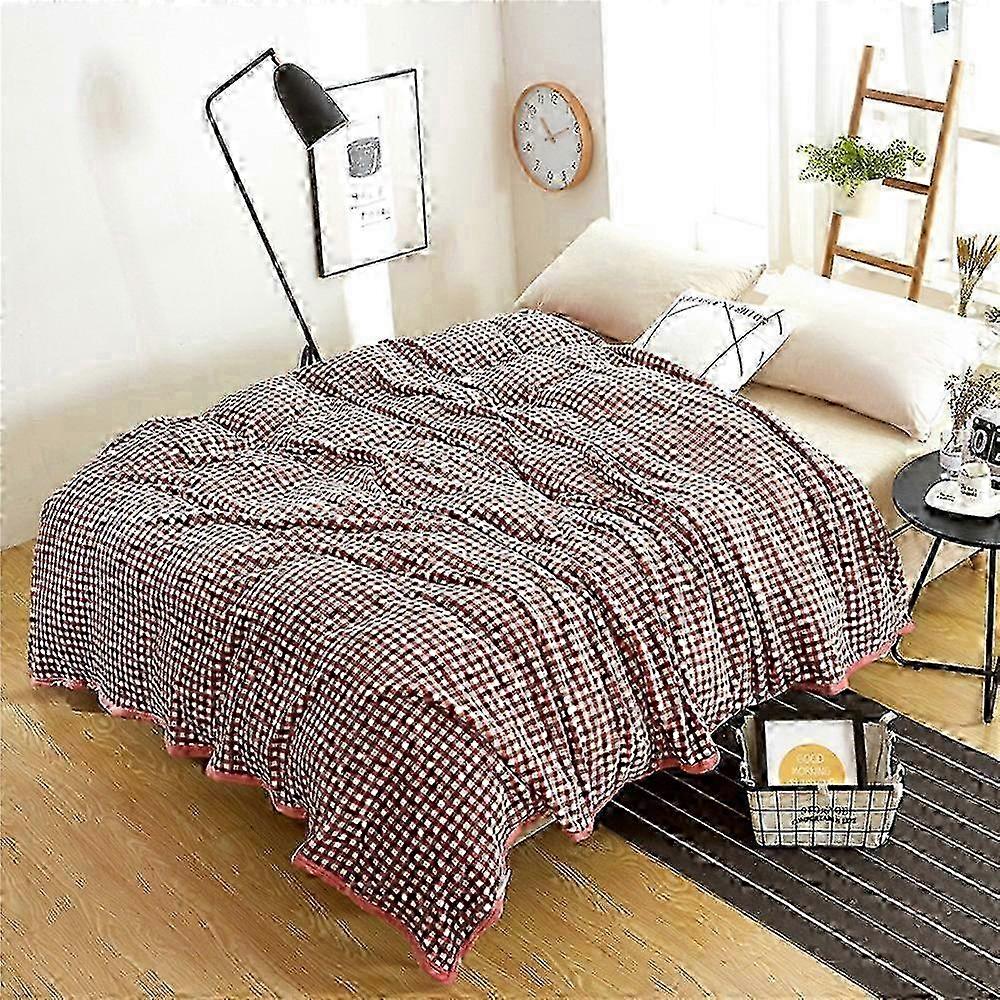 Square Printed Ferret Polar-fleece Blanket